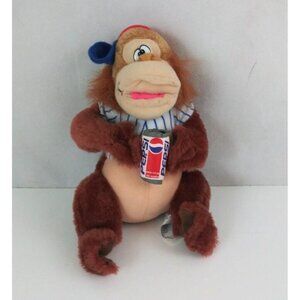 Vintage 1996 Nanco Pepsi Co.Baseball 8” Plush Gorilla